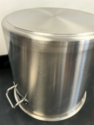 Oala inox 50 litri 40x40 cm profesionala 499 lei - imagine 4