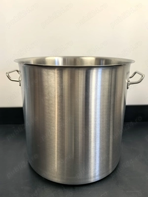 Oala inox 50 litri 40x40 cm profesionala 499 lei