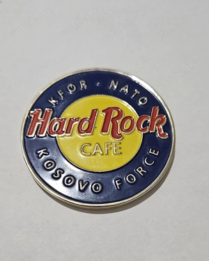 Pin de colecție Hard Rock Cafe - KFOR NATO Kosovo Force - Rarity Edition
