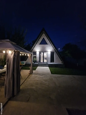 Vând casă A-Frame lângă București   complet utilată și mobilată