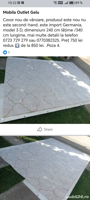 Covoare noi de vânzare 