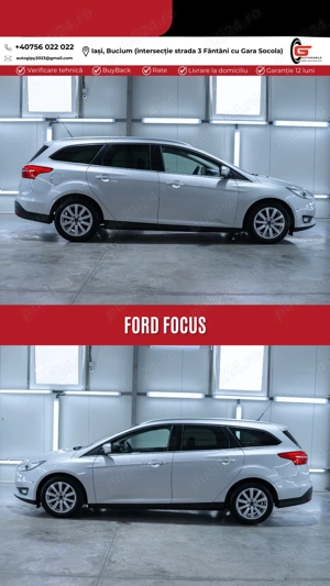 FORD FOCUS Fab. 2016 Benzină Euro 6 Navigație Xenon Climatronic Senzori Garanție - imagine 6