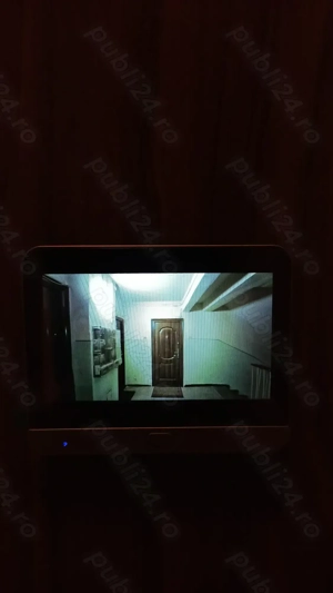 Vând vizor electronic WIFI, intercom, detectare înregistrare mișcare, infraroșu, notificare app, nou - imagine 2