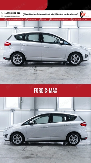 FORD C-MAX Fab. 2015 Benzină Euro5 Climatronic Scaune Parbriz Încălzite - imagine 8