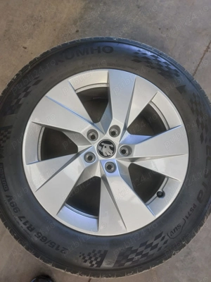 Anvelope(vara) cu Jante Skoda Original 215/65/17 noi