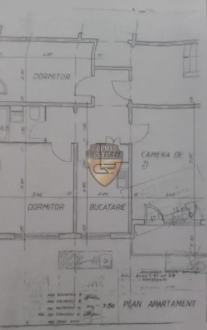 3 camere Casa de Cultura et 4/10, centrala gaze, 2 balcoane - 6 mp, 62 mp utili  - imagine 2