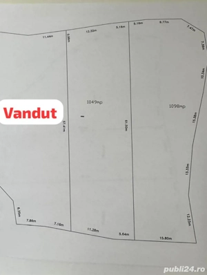 Vând teren intravilan (toate utilitatile)