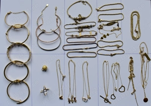 metale prețioase -30 bucăți bijuterii din aur 585% - 137.91 grame