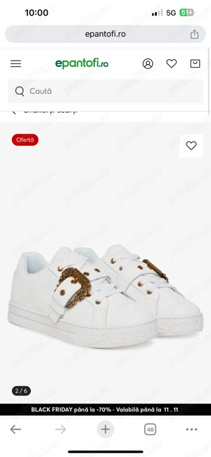 Adidasi versace  noi 