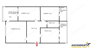 Tur 3D! Spatiu birouri,100 mp,Centrul Civic,mobilier inclus conform solicitarilor - imagine 5