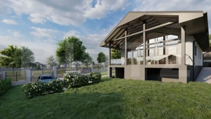 Casa Ultramoderna pe un singur nivel in Livezeni