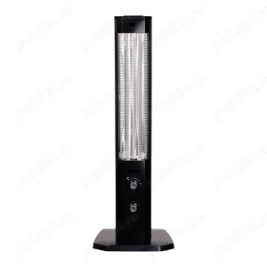 Radiator turn cu infrarosu 1200W   Economic , design modern si protectie la rasturnare