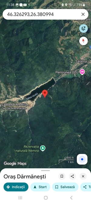 3000mp pe malul lacului Poiana Uzului