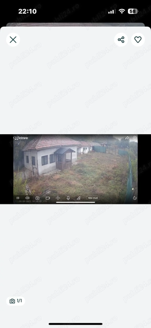  Casă cu teren 1000 m    la 100 m de lacul Geormane, în centrul satului Prunet (Dolj)