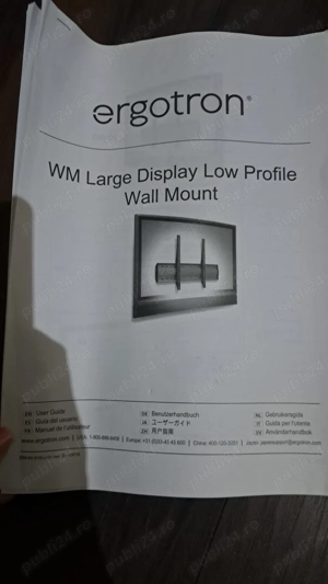 Suport TV de perete ERGOTRON - imagine 3