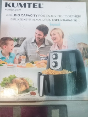 AirFryer Kumtel HAF-03  8.5L 1800W  up to 200 degrees  60min.time  - imagine 5