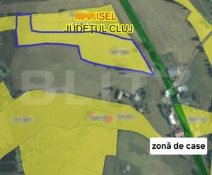 Teren parcelabil, front la strada, 8691mp, utilitati in zona, Marisel