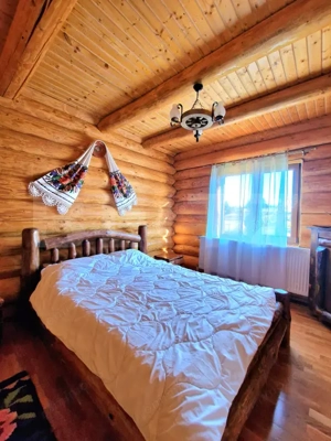 ️ Cabana din lemn rotund, 140 mp utili, 1000mp teren – zonă turistică Mărișel - imagine 6