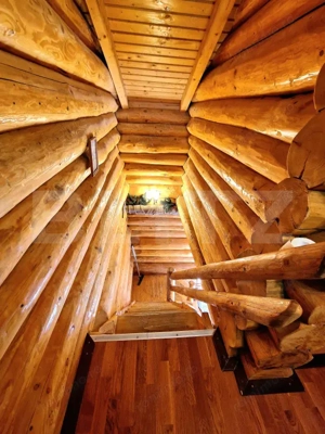 ️ Cabana din lemn rotund, 140 mp utili, 1000mp teren – zonă turistică Mărișel - imagine 7