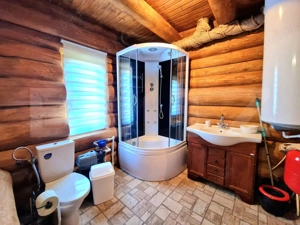 ️ Cabana din lemn rotund, 140 mp utili, 1000mp teren – zonă turistică Mărișel - imagine 5