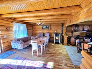 ️ Cabana din lemn rotund, 140 mp utili, 1000mp teren – zonă turistică Mărișel - imagine 2