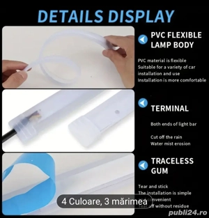 banda led lumini de zi  - imagine 4
