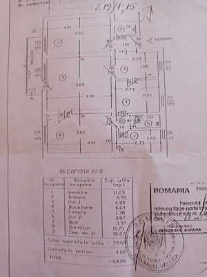 Proprietar vând apartament cu 3 camere cartier Traian 