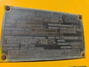 John Deere 544E Shovel   An 1991 - imagine 9