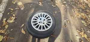 Set 4 jante aliaj Torque + cauciucuri Riken 165/70 R13