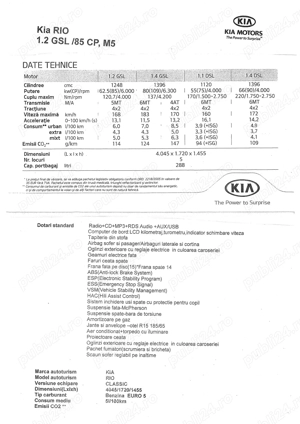 autoturism KIA RIO Classic - imagine 8