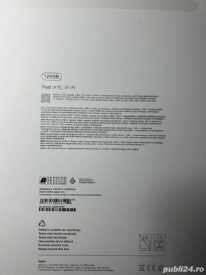 iPad A16, 100% sanatatea bateriei, nu are urme de uzura - imagine 2