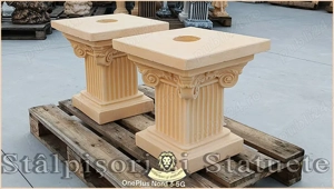 Soclu, stativ, galben antichizat, model S64.