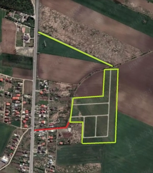 Teren intravilan in rate Tartasesti, 500 Euro luna, proiect T100 - imagine 2