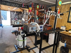 Masina de imbuteliat cu  4 capete