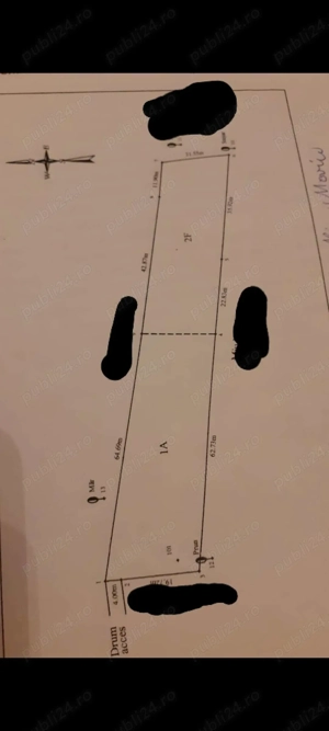 Teren de vanzare 2584 metri patrati,Fedelesoiu acces din principala cu drum privat.