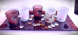 set pentru lumânări pentru o seară romantică (50 - 45 lei)