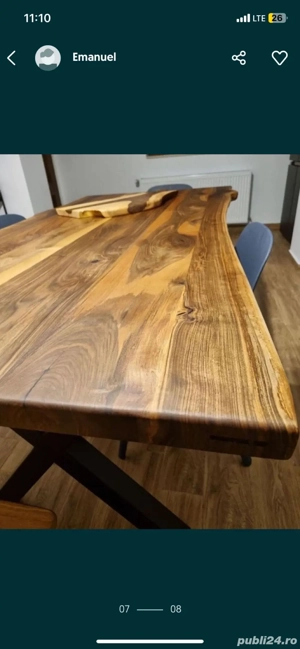 mese din lemn masiv 