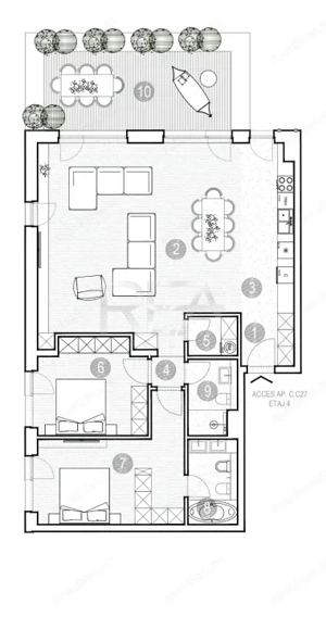 Apartament 3 camere , Green Lake, Grivita