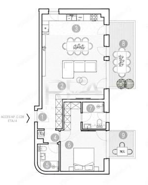Apartament 2 camere , Green Lake, Grivita