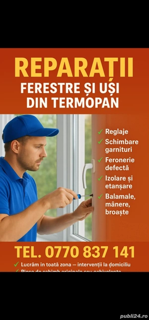 Reparații termopane 