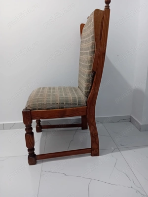 Masa lemn masiv + 6 scaune  - imagine 6