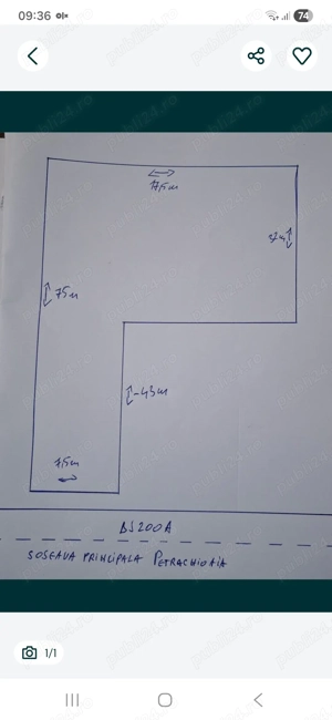 vand teren in Petrachioaia 