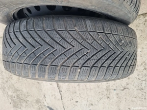 4 cauciucuri de iarna 205 60 16 cu jante de tabla 5x114.5  - imagine 3
