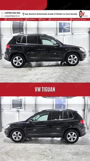 VW TIGUAN Înmatriculat RO Fab.2009 Diesel 177CP Piele Navigație Climatronic - imagine 6