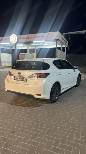 Vând Lexus CT200H F-Sport hybrid Alb perlat Lux  168000km - imagine 8