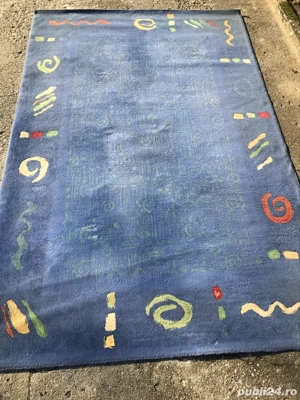Covor albastru 190x290 cm