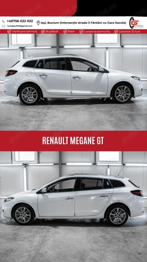 RENAULT MEGANE 3 GT Fab.2013 1.5 Diesel Euro5 CP 110 Navi Climatronic Piele - imagine 6