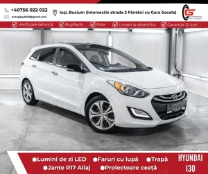 Hyundai I30 Fab.2014 Diesel Euro5 Climatronic Navigatie Xenon Cameră Piele - imagine 2