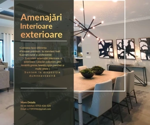 Execut lucrari :amenajari