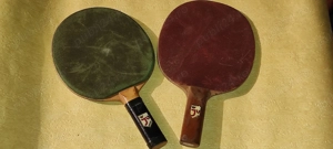 2 palete pt. tenis de masa ping pong vintage pt. decor panoplie colectie etc - JU RAPIDA   ITALY 